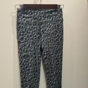 OFFLINE Aerie Green Leopard Leggings